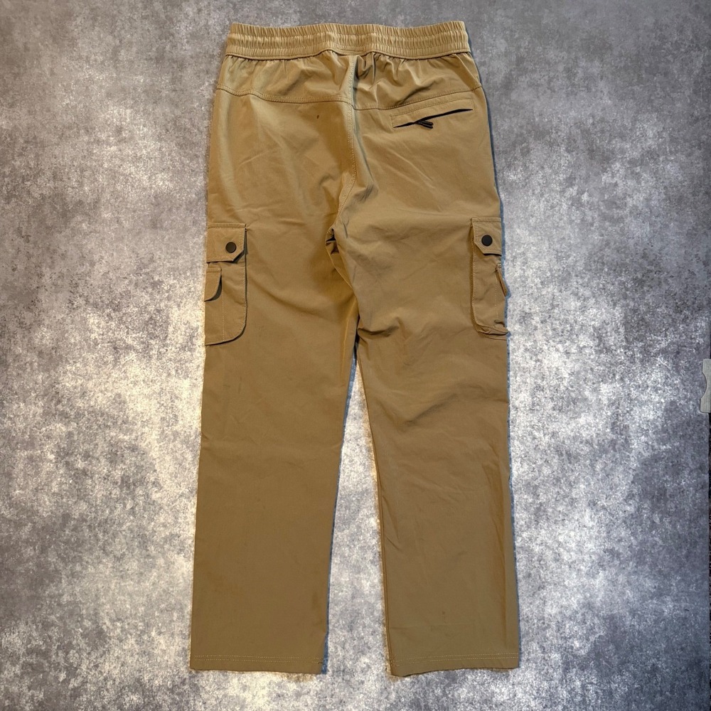 G-Star Raw Women's Cargo Pants XL Tan Brown Elastic Waist Drawstring Jogger - Picture 2 of 9